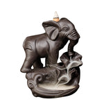 INCENSÁRIO ELEFANTE BACKFLOW + 20 INCENSOS DE BRINDE