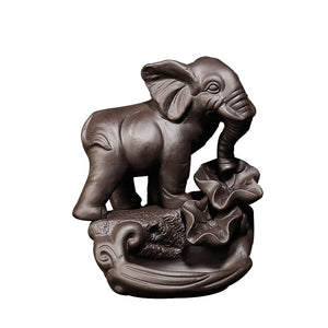 INCENSÁRIO ELEFANTE BACKFLOW + 20 INCENSOS DE BRINDE